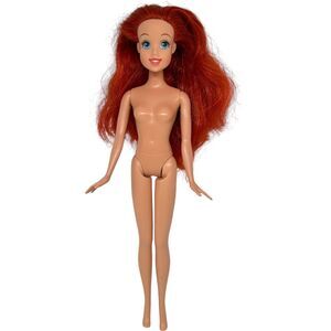 2006 Mattel Disney The Little Mermaid Princess Ariel 10”‎ Glitter Eyes Doll Nude